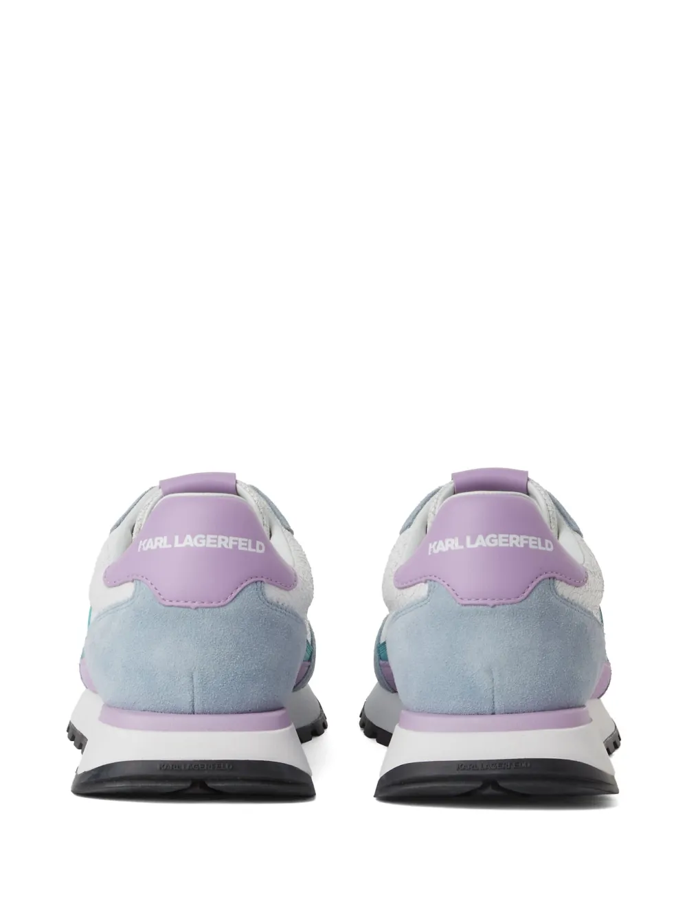 Karl Lagerfeld Jeans Kairo sneakers van leerblend Wit