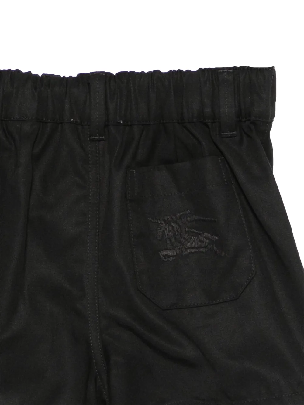 Burberry Kids Shorts met EKD-borduurwerk Zwart