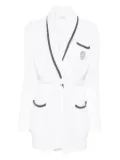 Brunello Cucinelli logo-patch cardigan - White