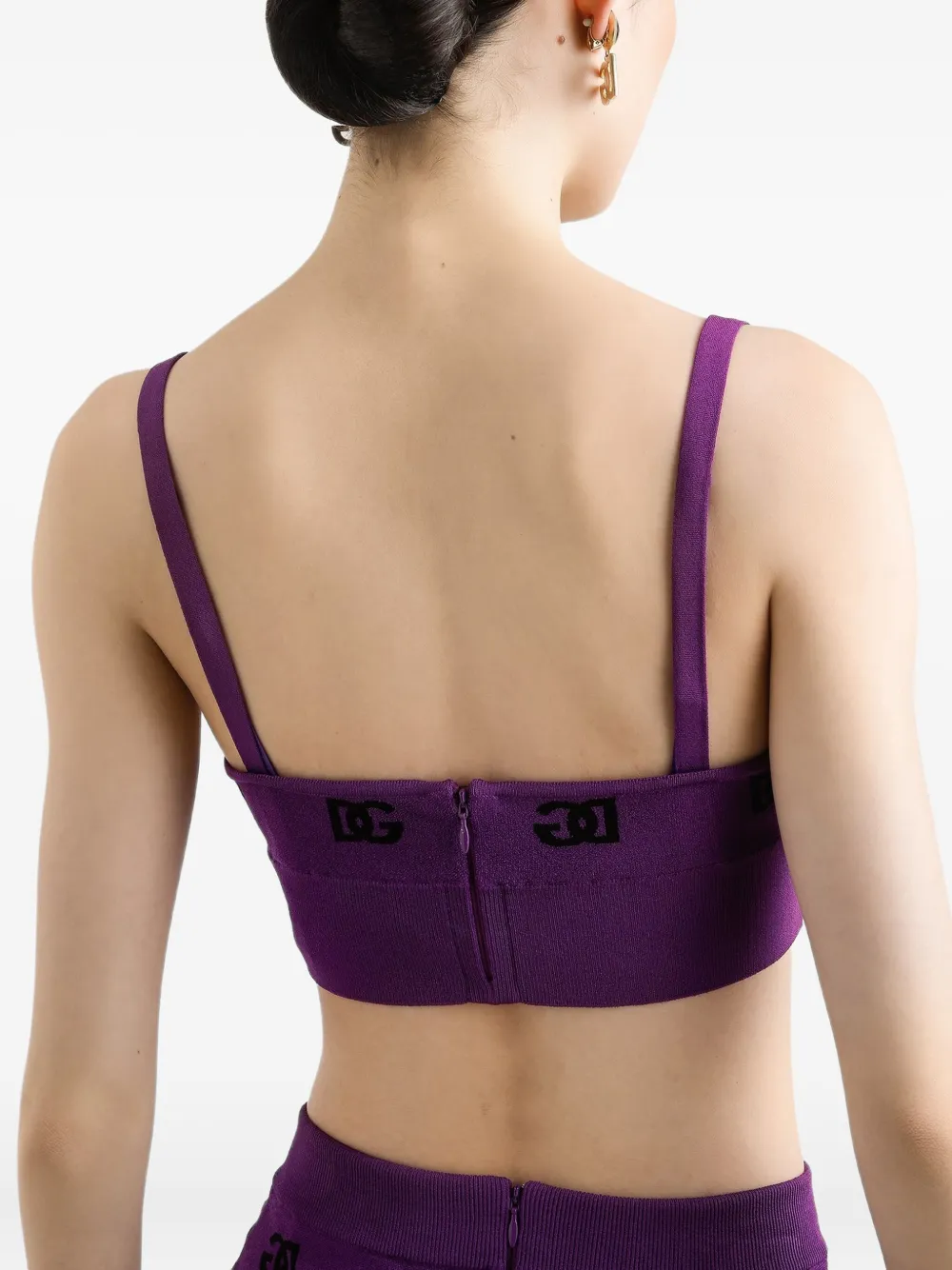 Dolce & Gabbana Cropped top Paars