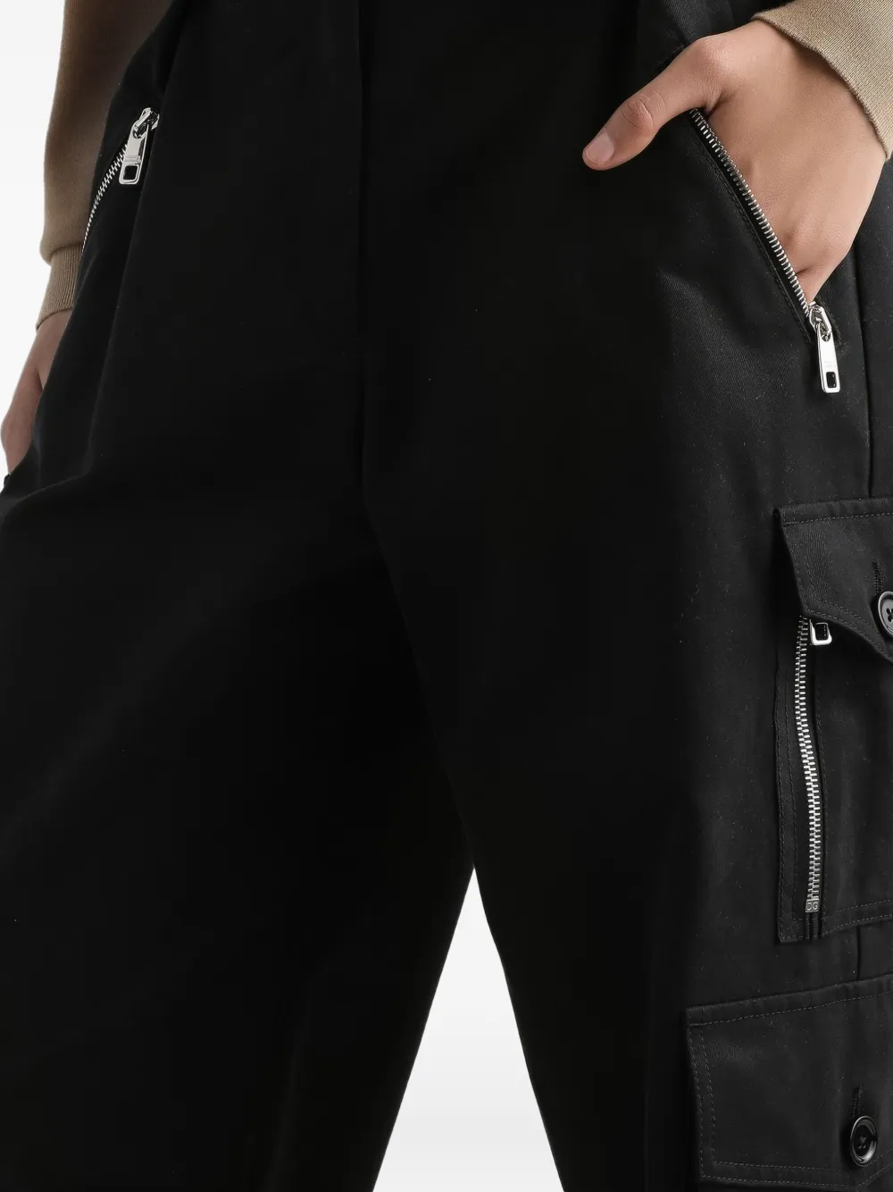 Dolce & Gabbana Broek met ritszak Zwart