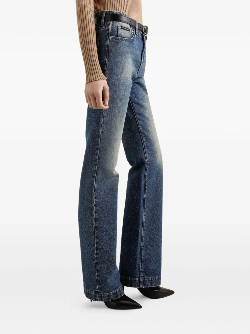 Dolce & Gabbana Jeans met wassing Blauw