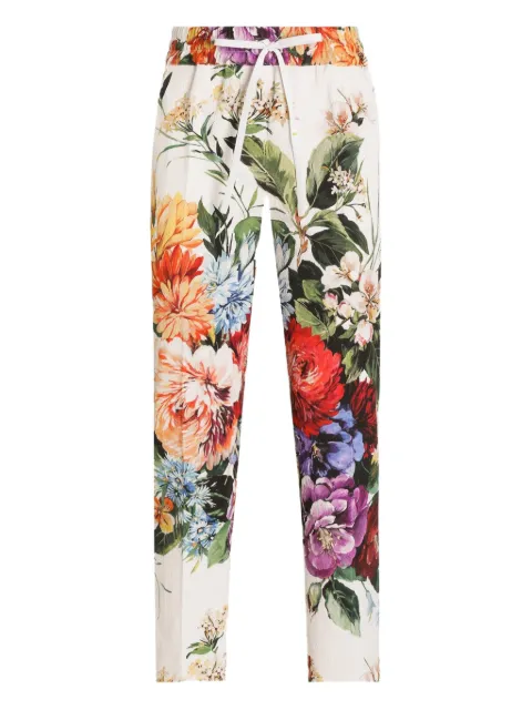 Dolce & Gabbana floral-print trousers
