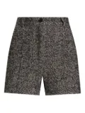 Dolce & Gabbana herringbone tweed shorts - Black