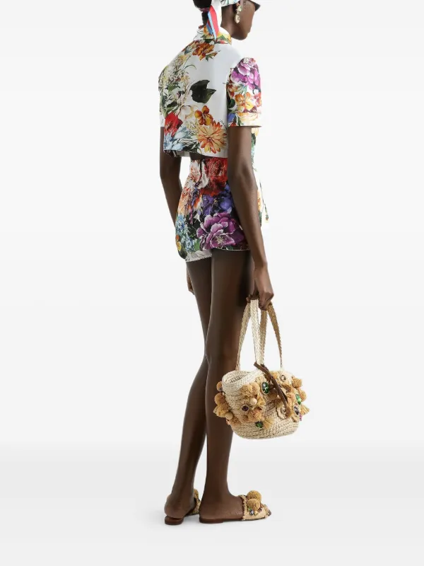 ★DOLCE＆GABBANA★ホワイトショートパンツ Dolce & Gabbana ショートパンツ | ホワイト | FARFETCH JP