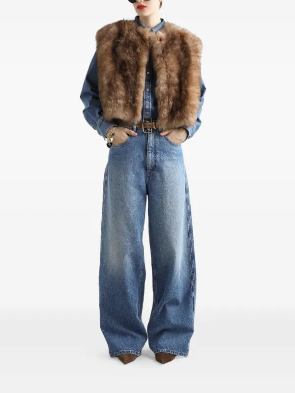 Dolce & Gabbana logo-plaque Jeans | Blue | FARFETCH CA