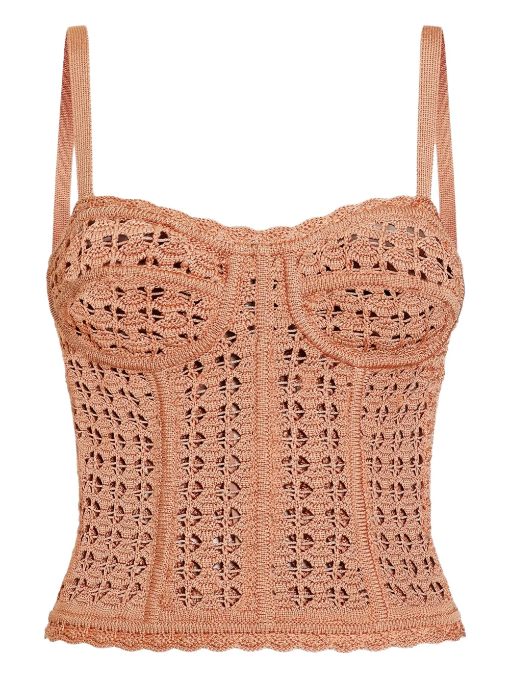 Dolce & Gabbana クロシェニット トップ - ニュートラル Dolce & Gabbana クロシェニット トップ - ニュートラル