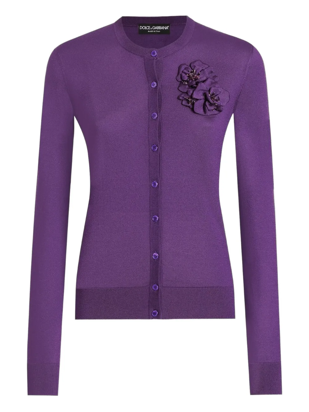 Dolce & Gabbana silk cardigan | Purple | Image 1