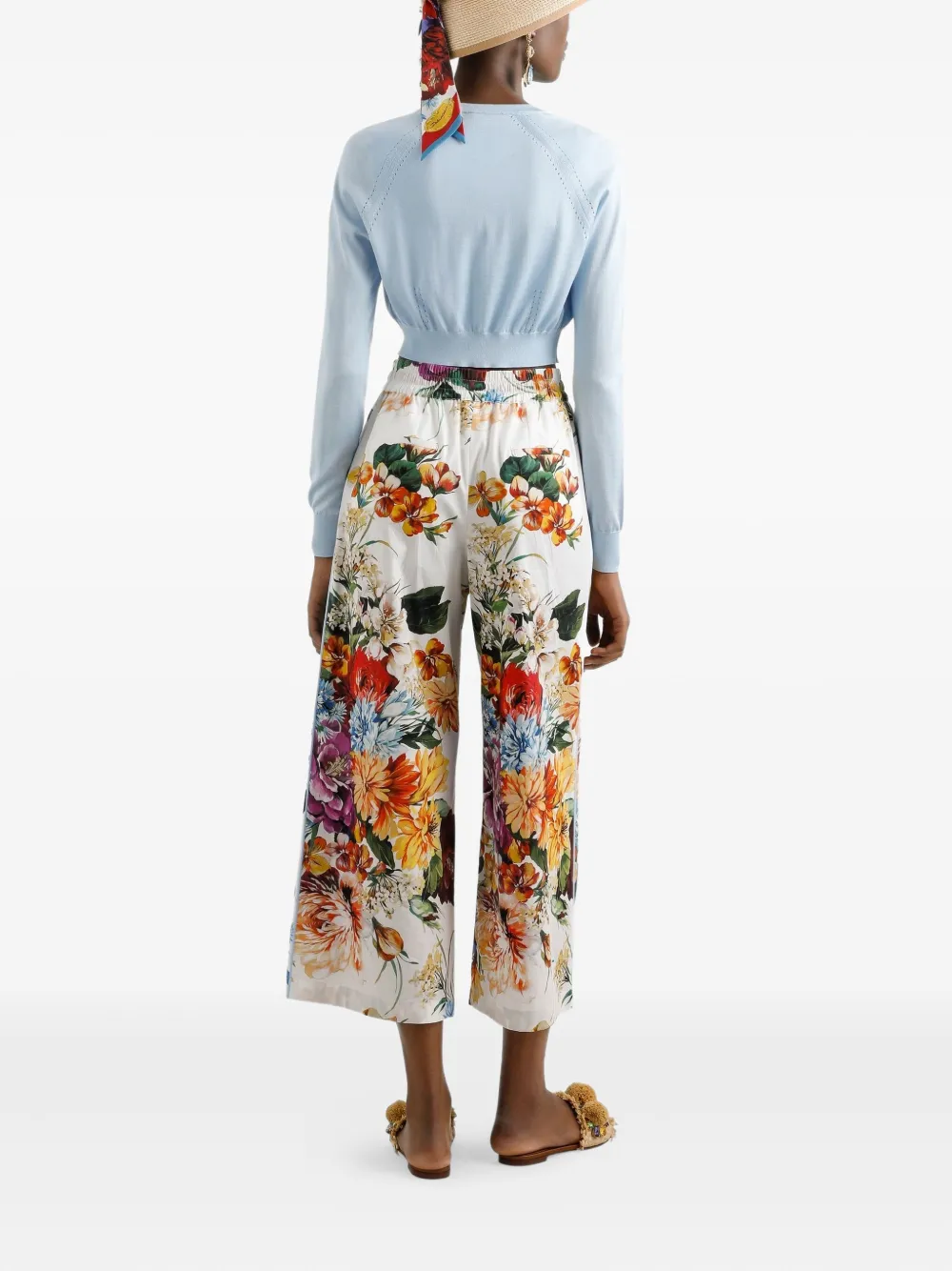 Dolce & Gabbana Vest van zijdemix Blauw
