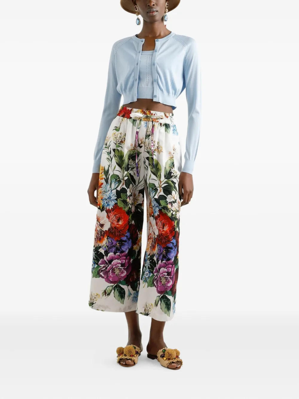 Dolce & Gabbana Vest van zijdemix Blauw