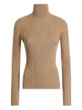 Dolce & Gabbana ribbed turtleneck sweater - Neutrals