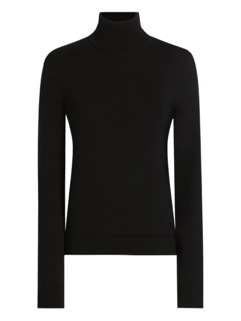 Dolce & Gabbana — turtleneck ribbed jumper