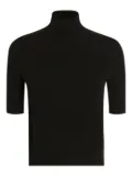 Dolce & Gabbana short-sleeve turtleneck sweater - Black