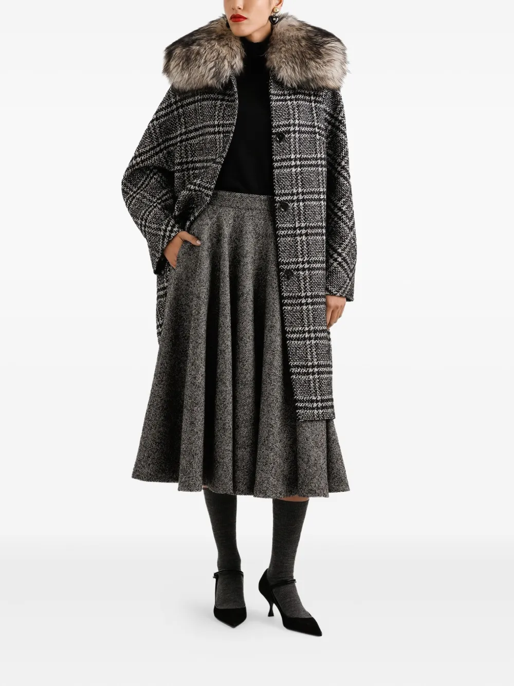 Dolce & Gabbana Coltrui met korte mouwen Zwart