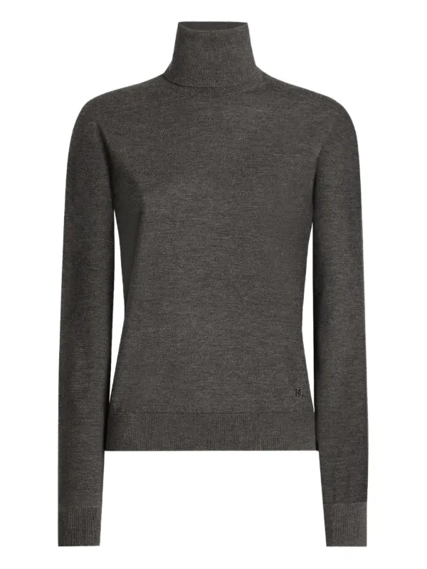 Dolce & Gabbana グレー ロゴ タートルネックセーター Dolce & Gabbana タートルネック セーター | グレー | FARFETCH JP