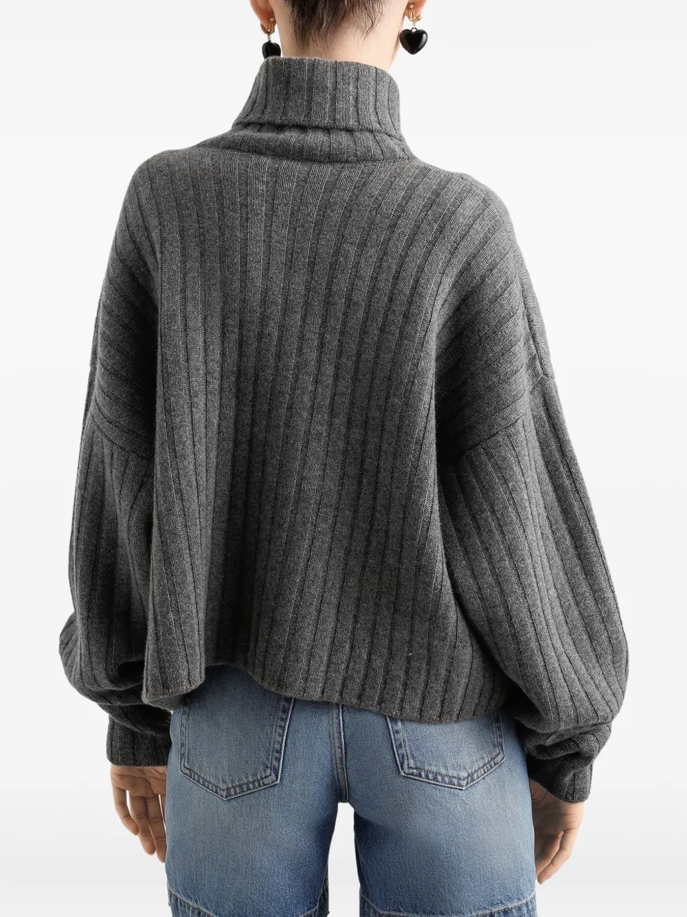 Dolce & Gabbana Geribbelde sweater Grijs