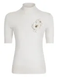 Dolce & Gabbana silk knitted top - White