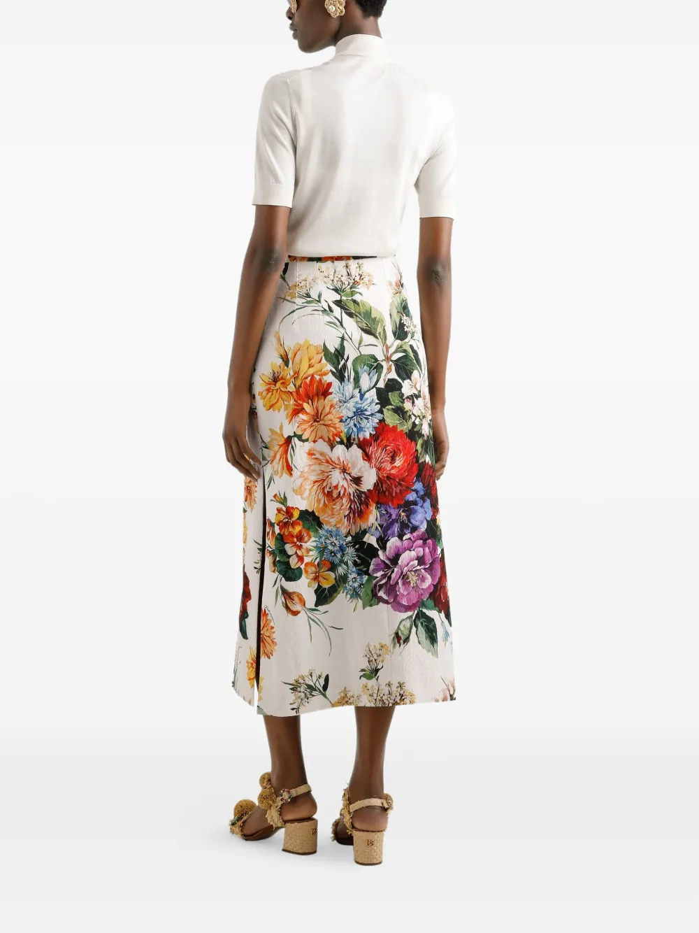 Dolce & Gabbana Zijden top Wit