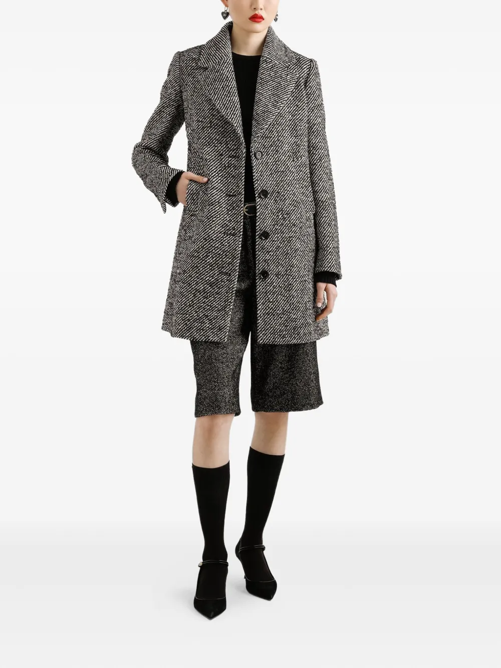 Dolce & Gabbana Geribbelde sweater Zwart