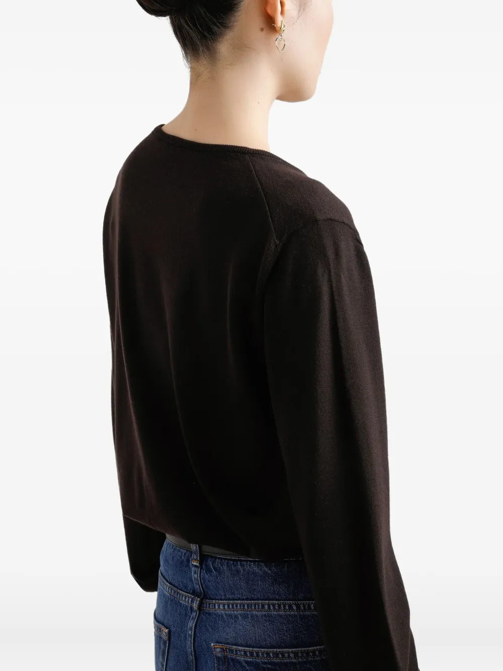 Dolce & Gabbana Top met lange mouwen Bruin