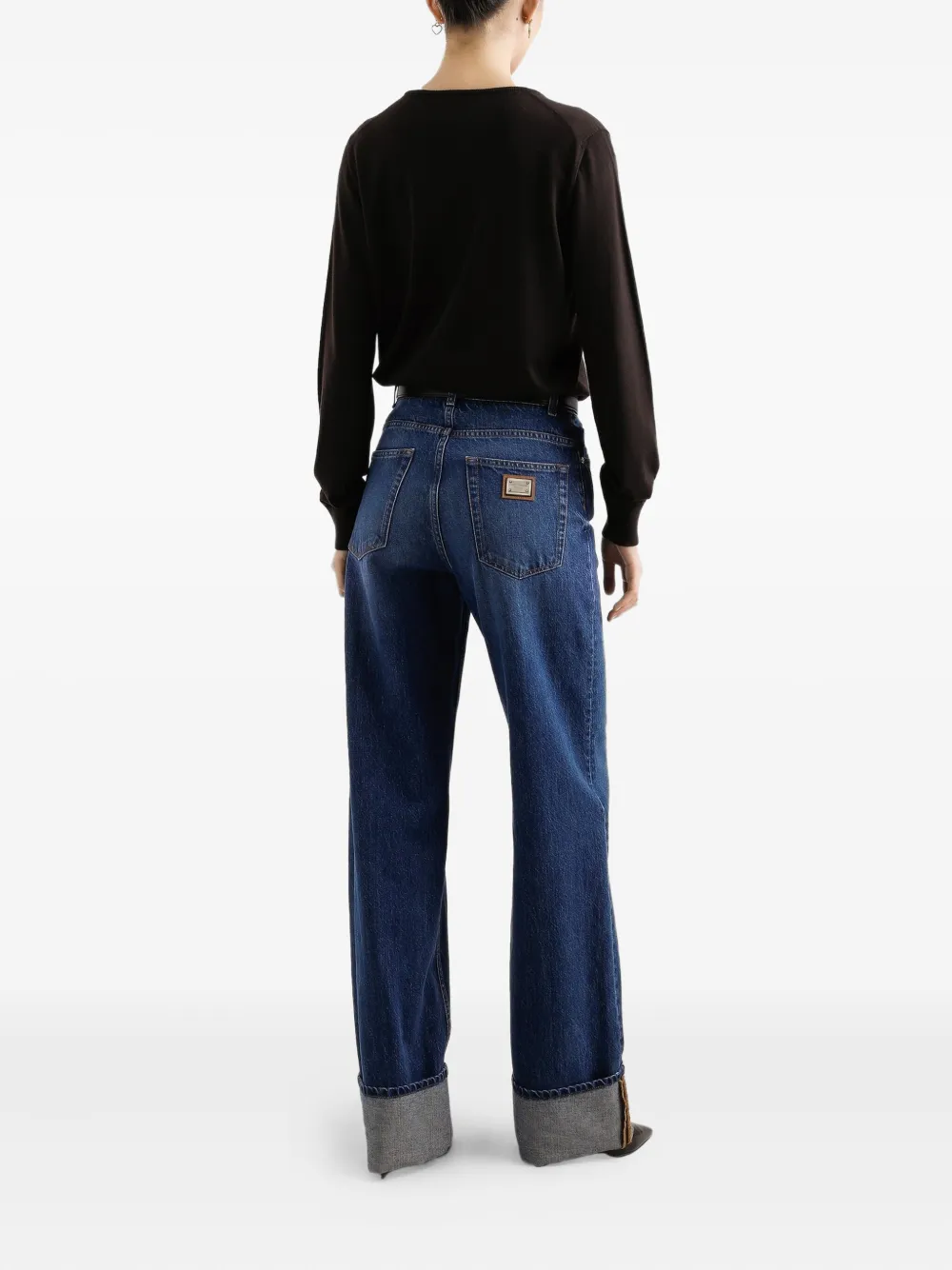 Dolce & Gabbana Top met lange mouwen Bruin