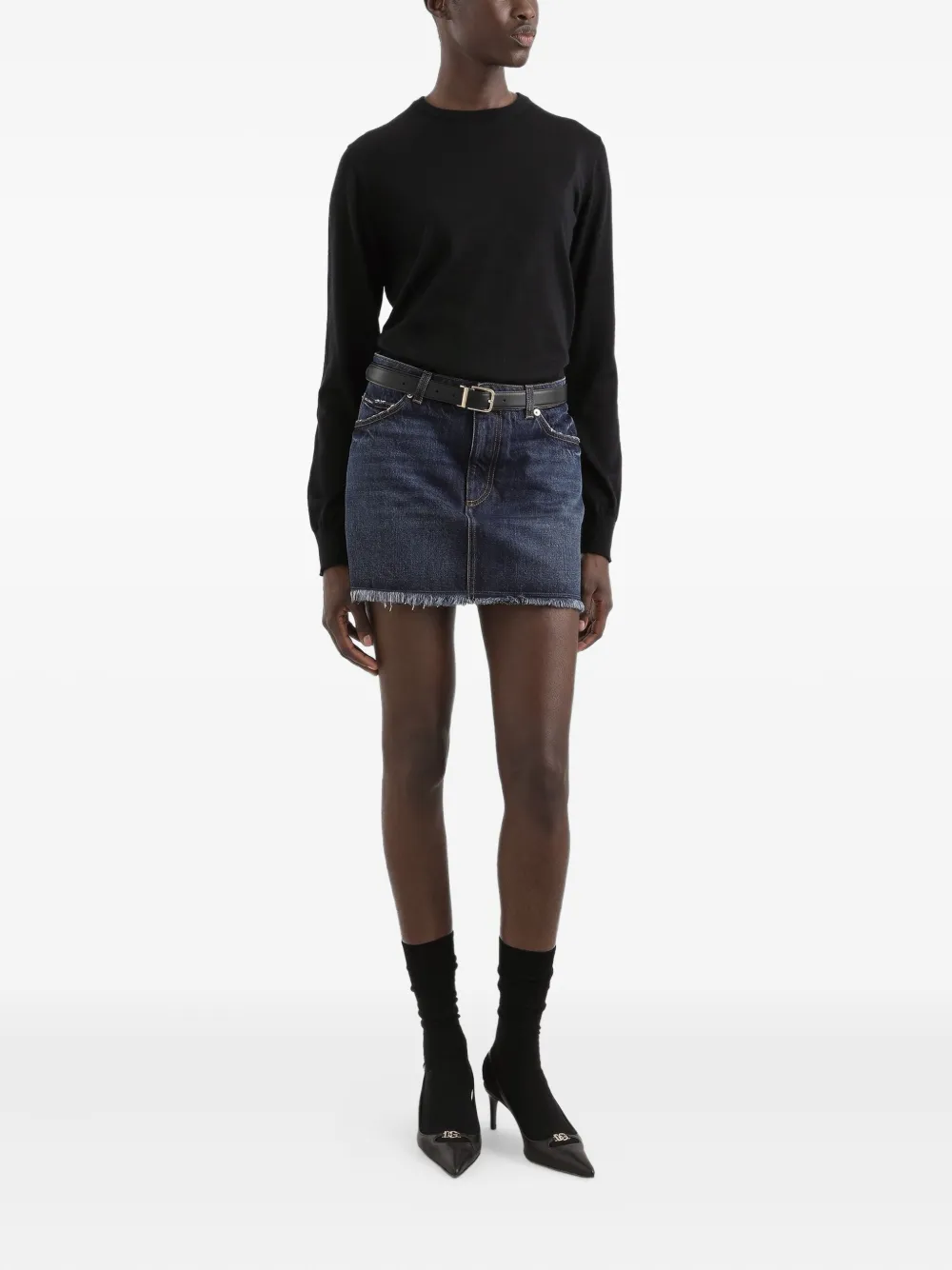Dolce & Gabbana long-sleeve crew-neck sweater | Knitted Sweaters | Image 2