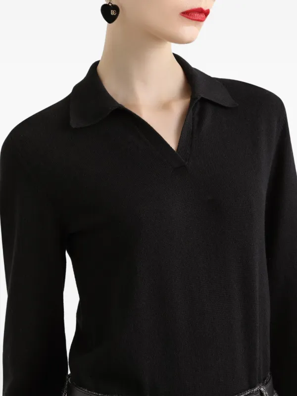 Dolce & Gabbana Cashmere Top | Black | FARFETCH ZA