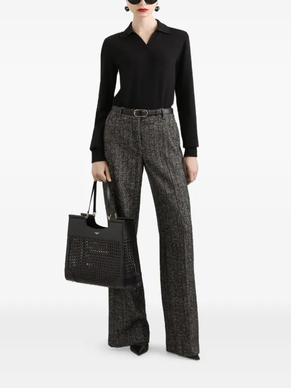 トップス DOLCE&GABBANA cashmere100% knit Black 40 Dolce & Gabbana Cashmere Top | Black | FARFETCH ZA