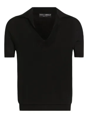 DOLCE&GABBANA ドルチェ＆ガッバーナ リボン カットソー ブラック DOLCE&GABBANA ドルチェ＆ガッバーナ リボン カットソー