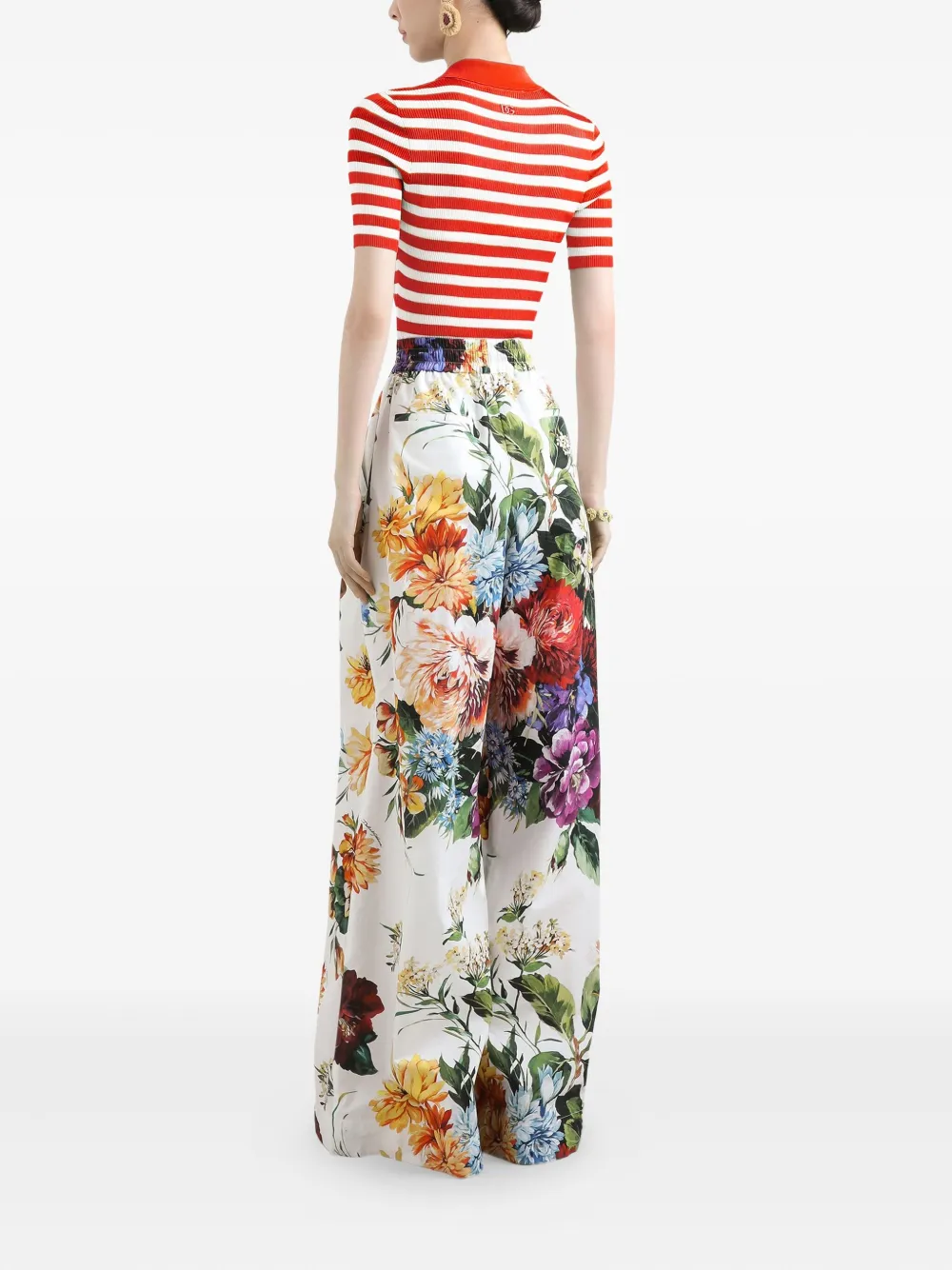 Dolce & Gabbana Gestreepte polotop Wit