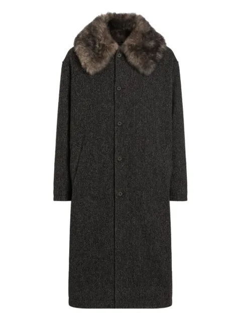 Dolce & Gabbana herringbone coat