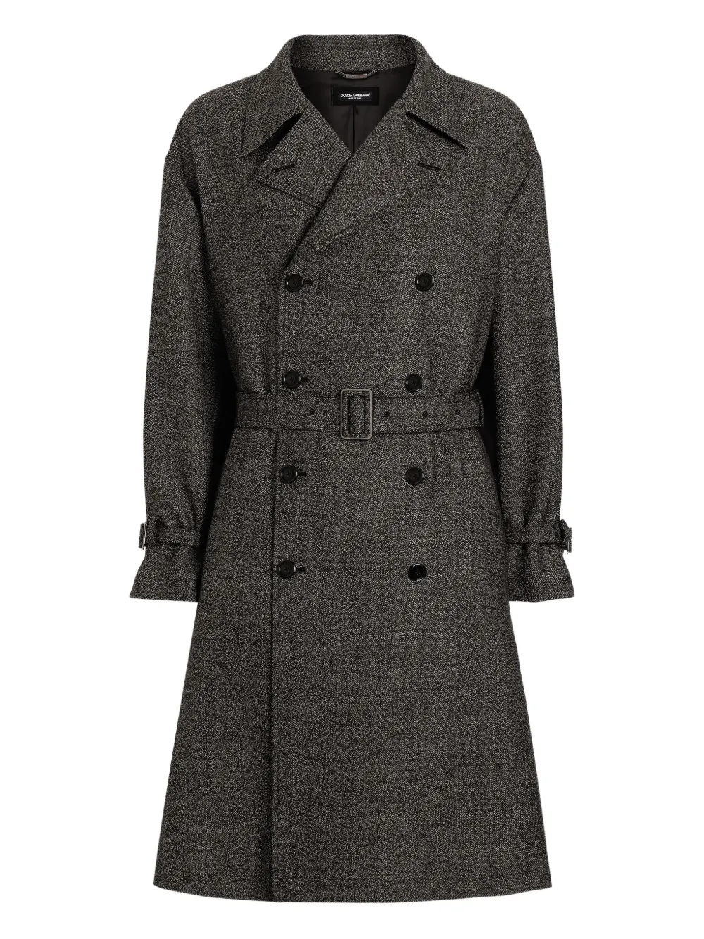 Dolce & Gabbana abrigo con cinturón | gris | Image 1