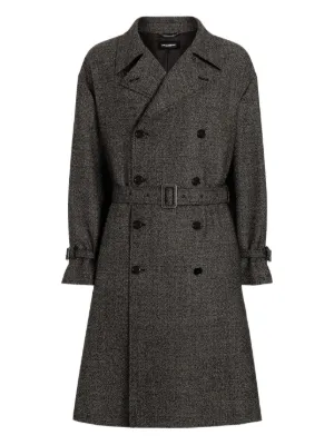 Dolce & Gabbana ダブルブレスト トレンチコート | ブラック | FARFETCH JP