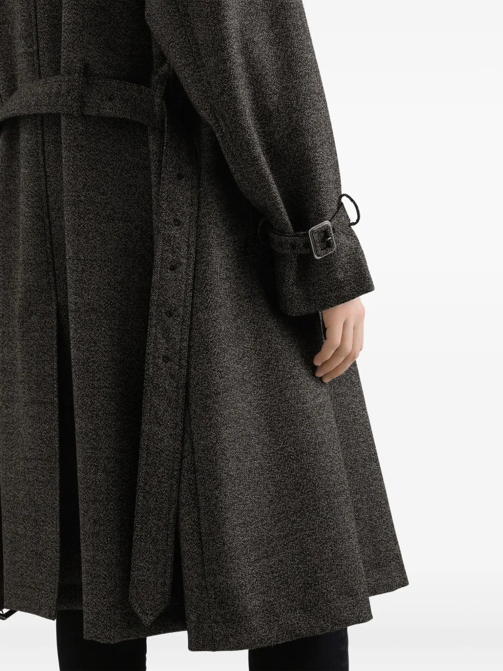 Dolce & Gabbana Jas met ceintuur Grijs