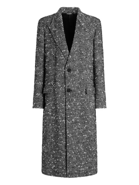 Dolce & Gabbana herringbone coat