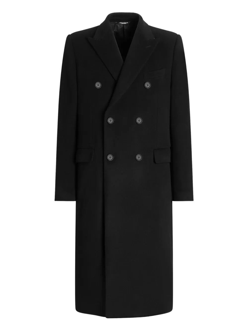Dolce & Gabbana Jas met dubbele rij knopen Zwart