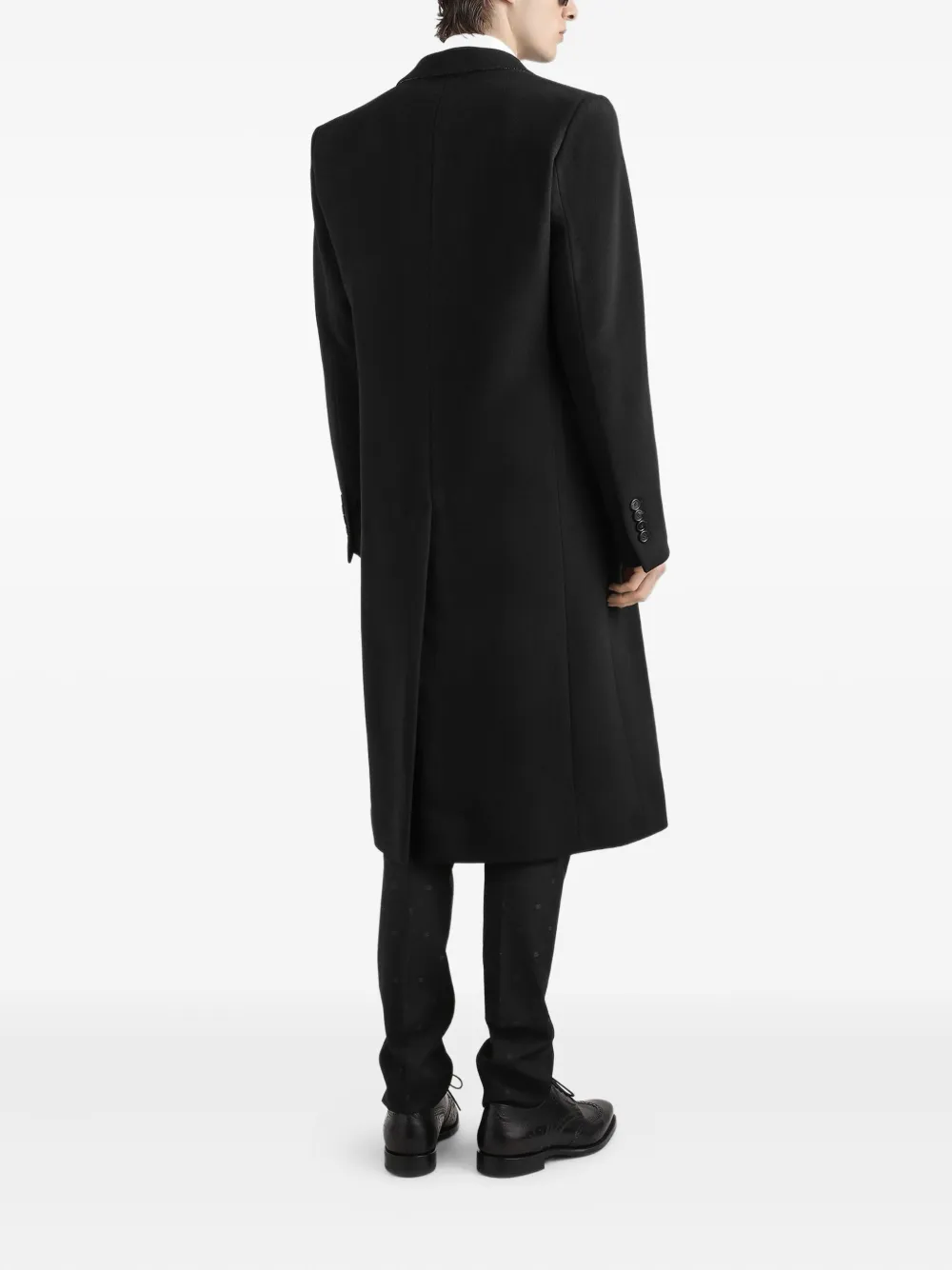 Dolce & Gabbana Jas met dubbele rij knopen Zwart