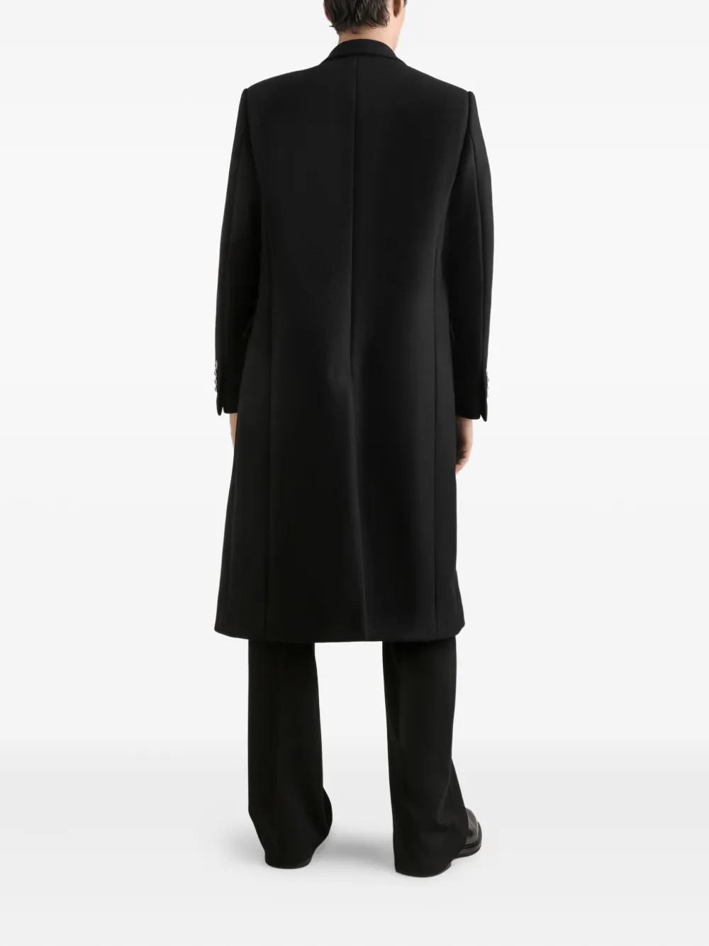 Dolce & Gabbana Jas met dubbele rij knopen en verfraaid detail Zwart