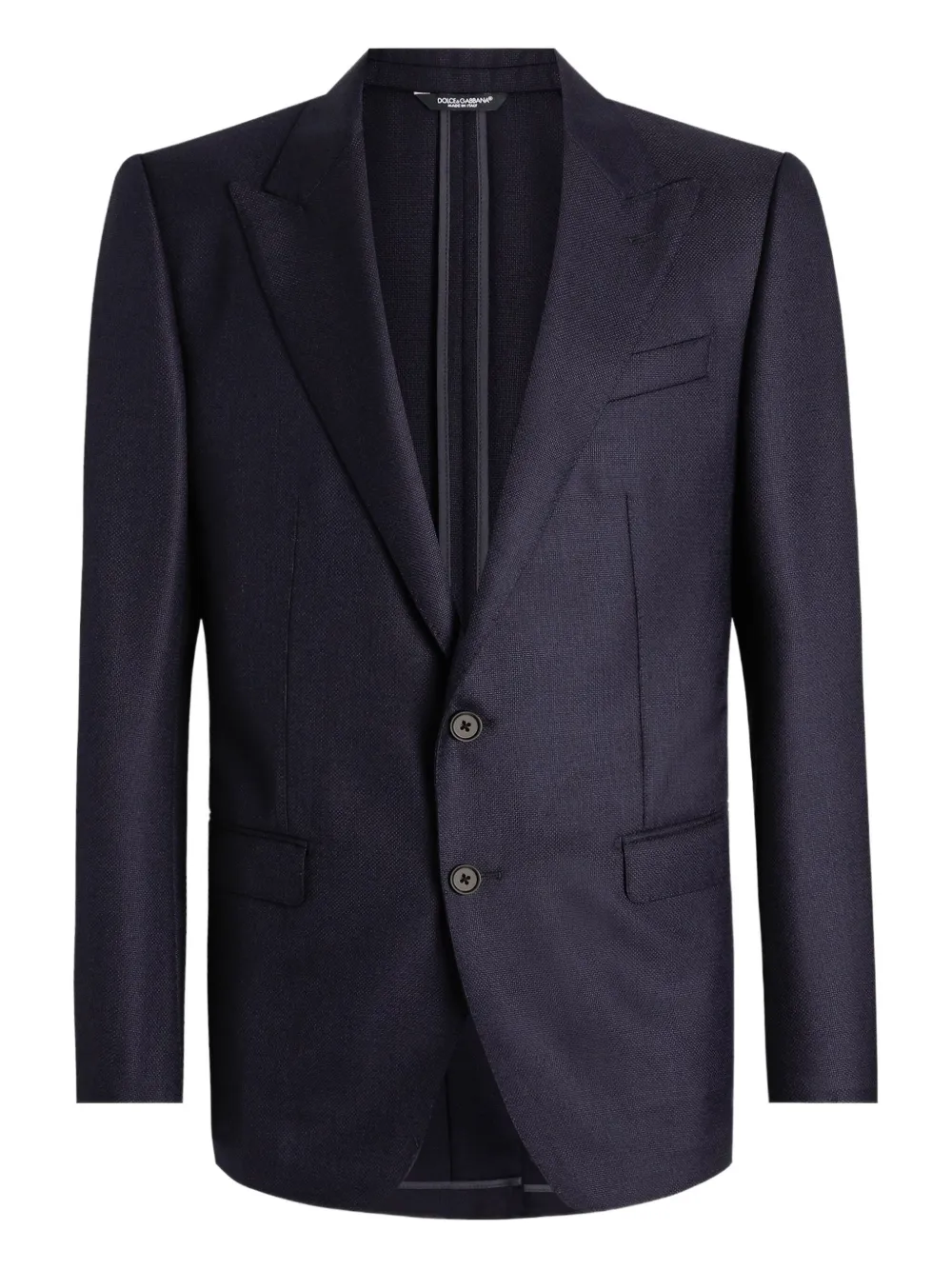 Dolce & Gabbana Wollen blazer met twee knopen Blauw