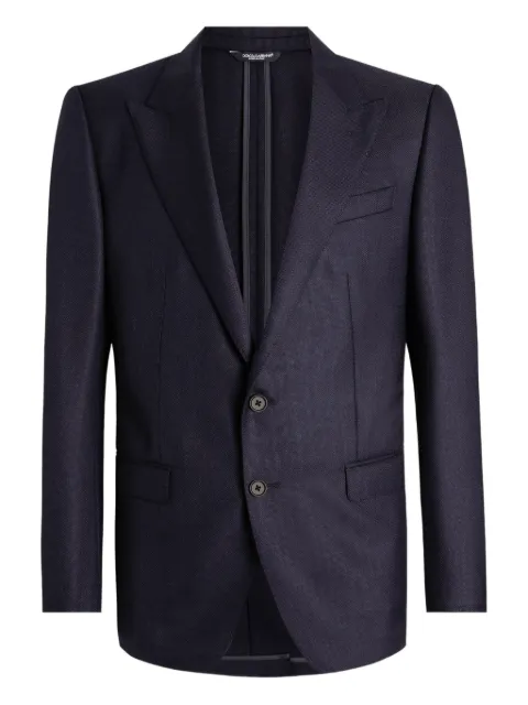 Dolce & Gabbana two-button wool blazer