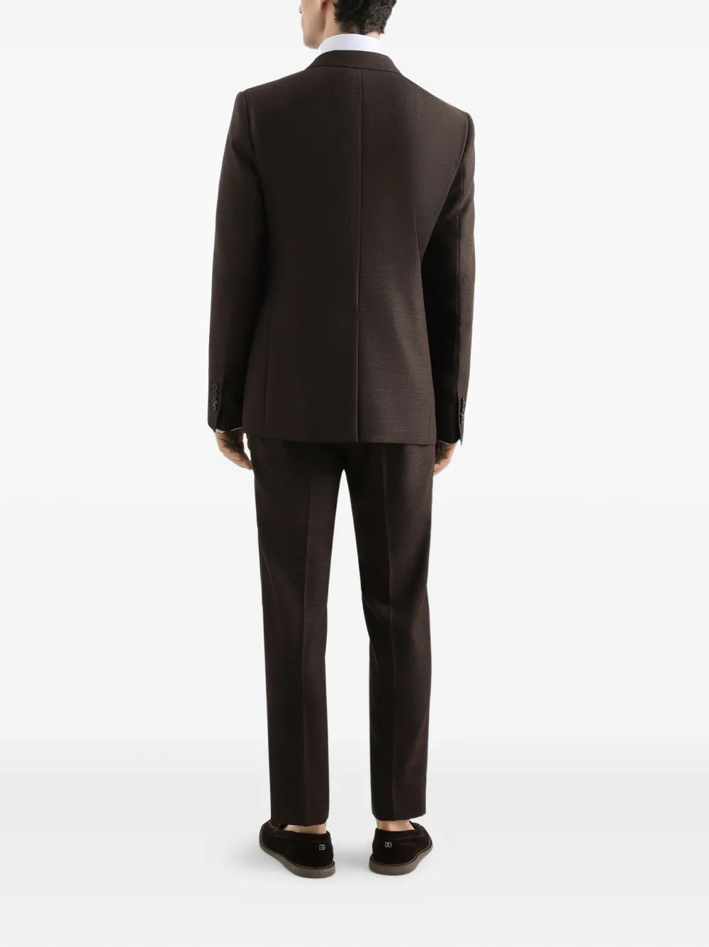Dolce & Gabbana Blazer met dubbele rij knopen Bruin