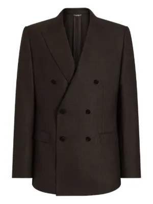 Prada double-breasted Tailored Blazer | Grey | FARFETCH