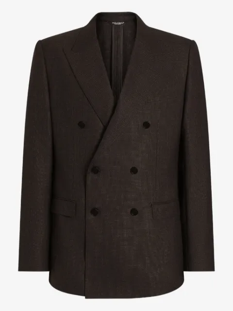 Dolce & Gabbana Taormina dubbelknäppt blazer
