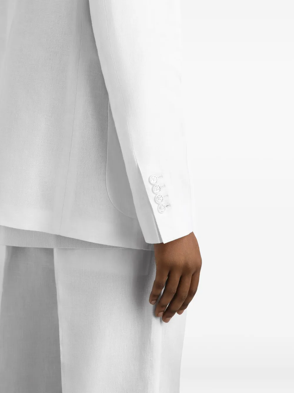 Dolce & Gabbana Linnen blazer Wit