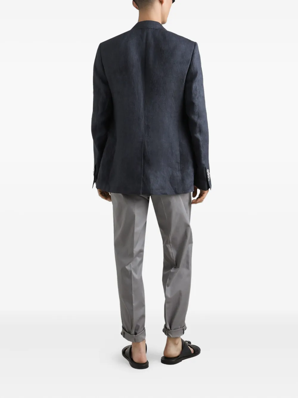 Dolce & Gabbana Blazer met dubbele rij knopen Grijs