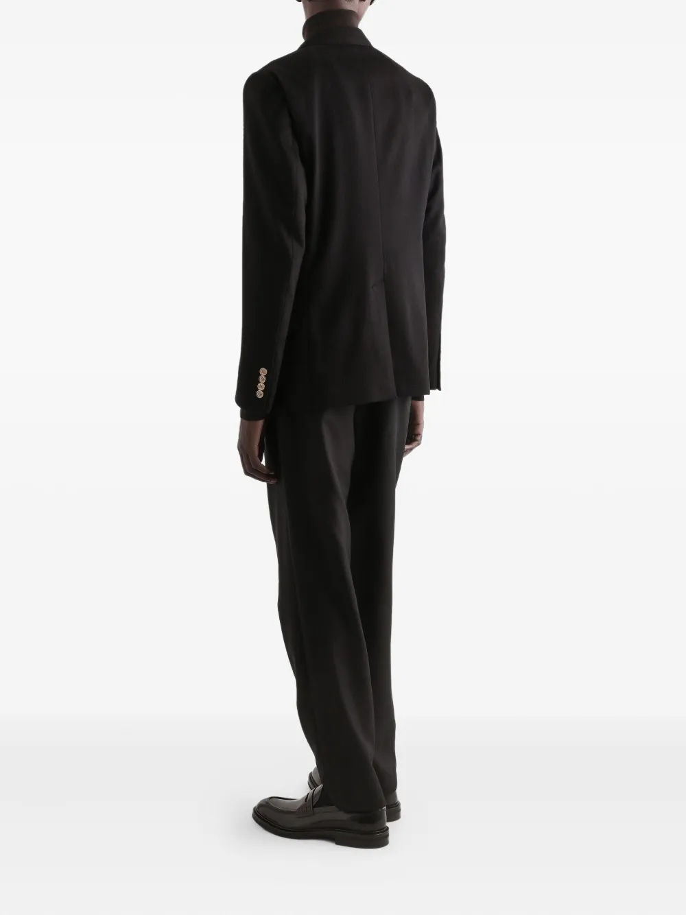Dolce & Gabbana Buttoned Jacket In Black