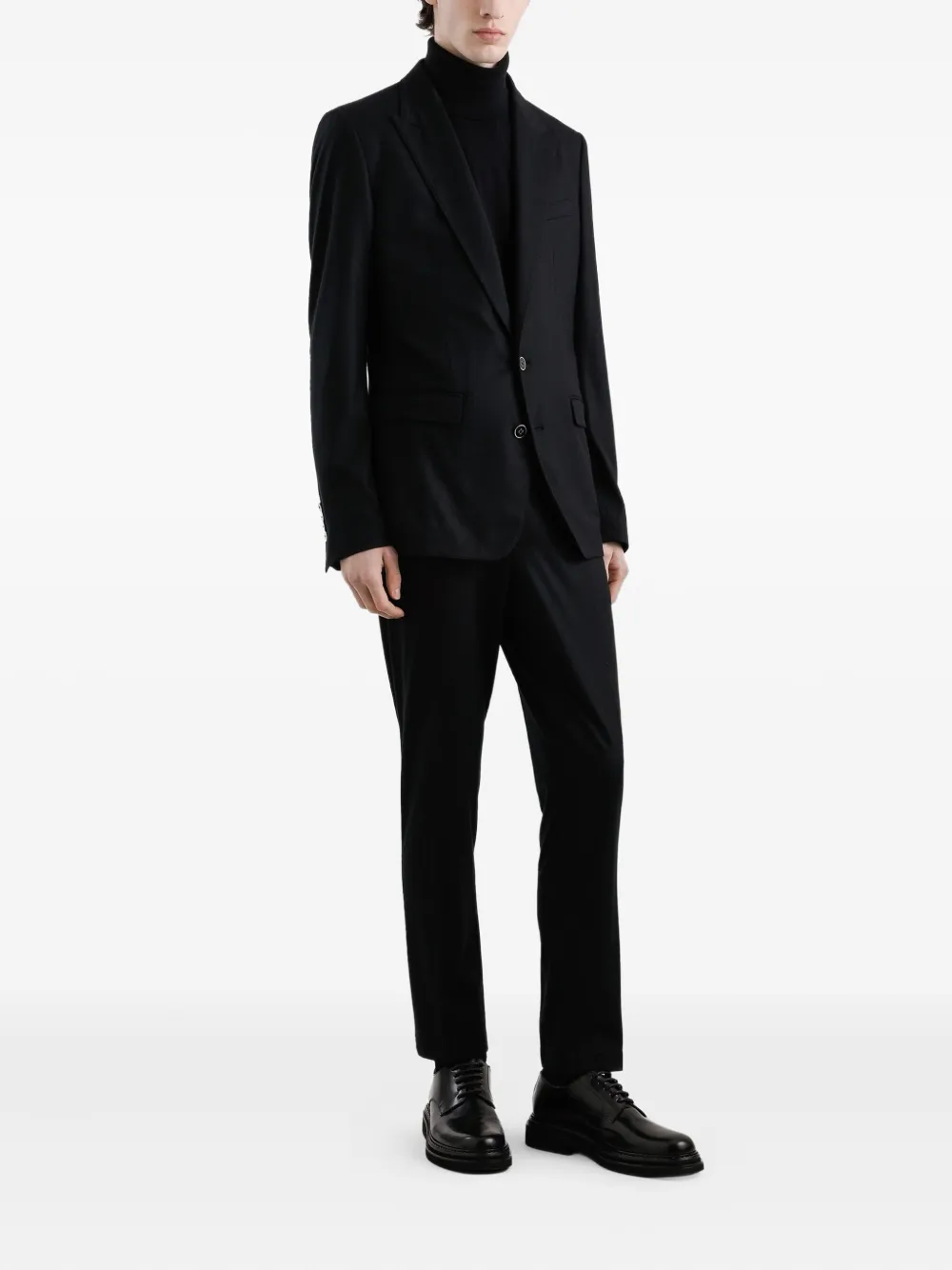 Dolce & Gabbana Blazer met enkele rij knopen Zwart