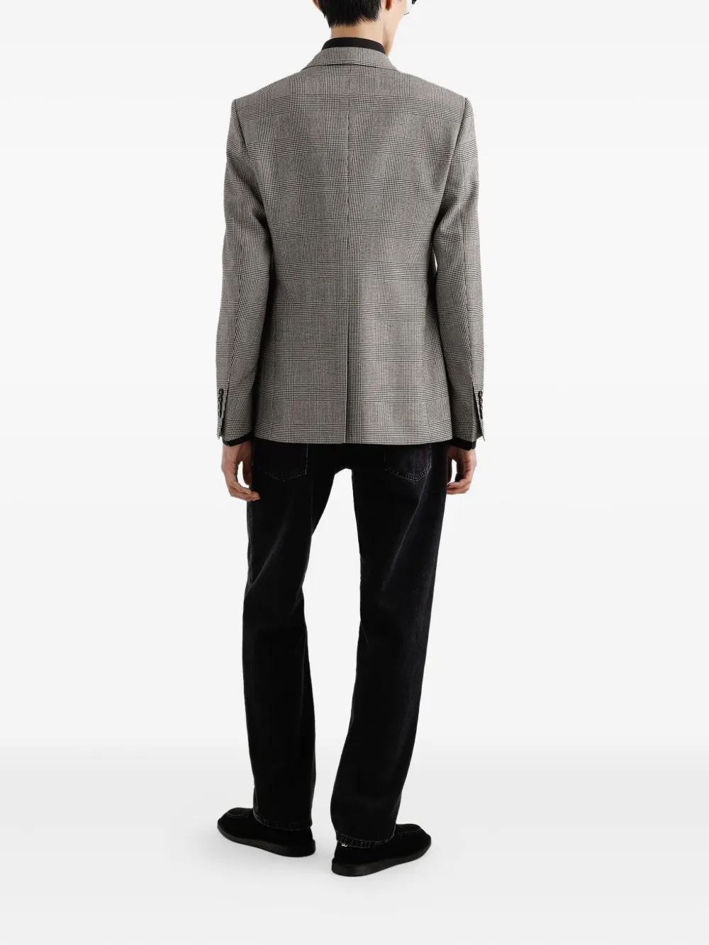 Dolce & Gabbana Blazer met enkele rij knopen Zwart