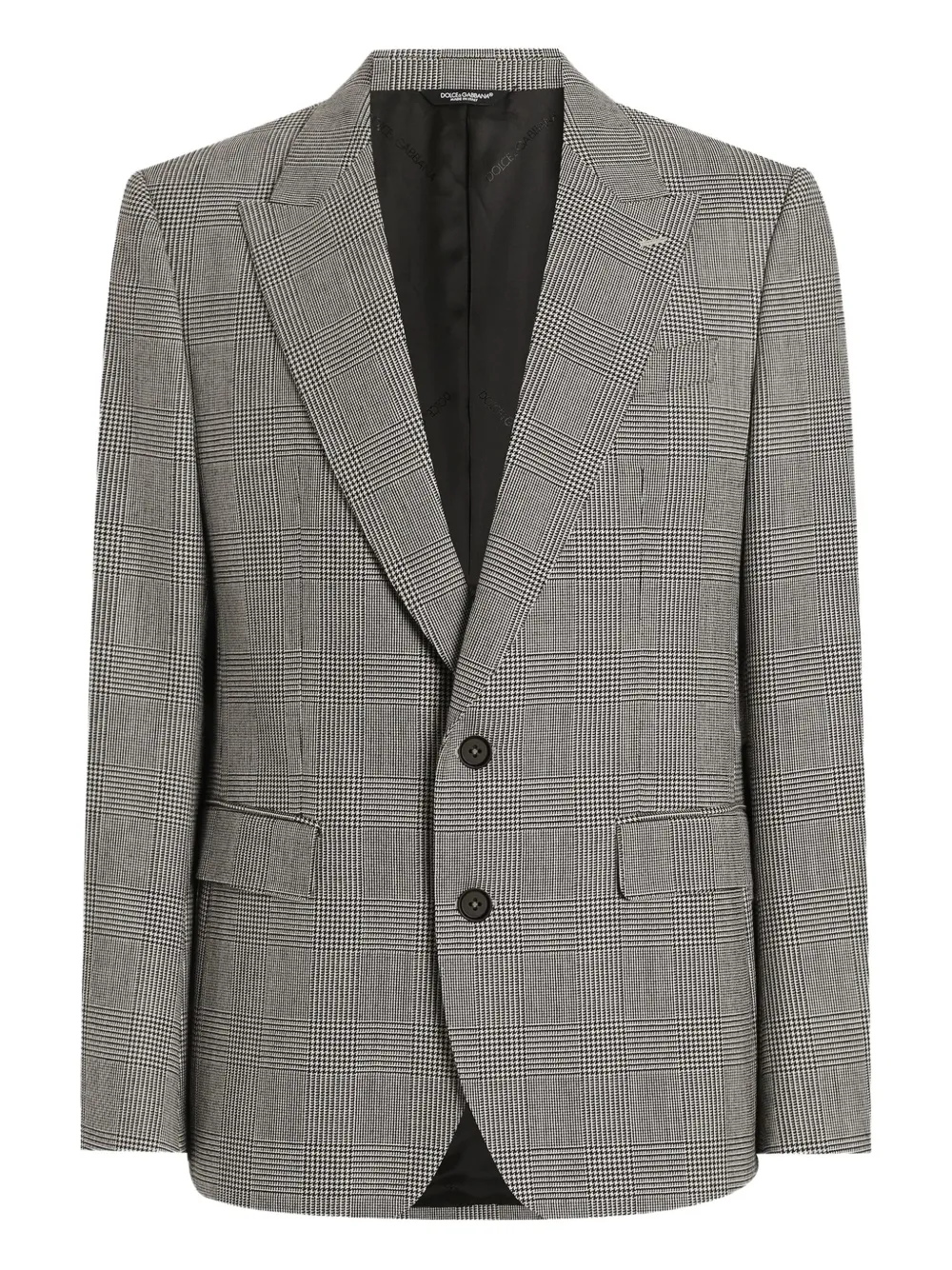 Dolce & Gabbana Blazer met enkele rij knopen Zwart
