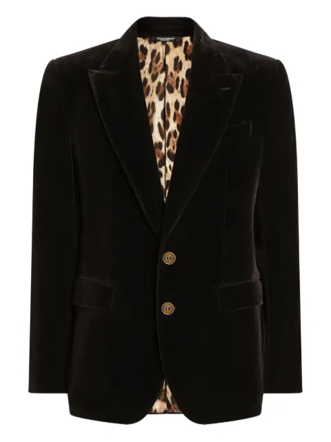 Dolce & Gabbana blazer con botones dorados